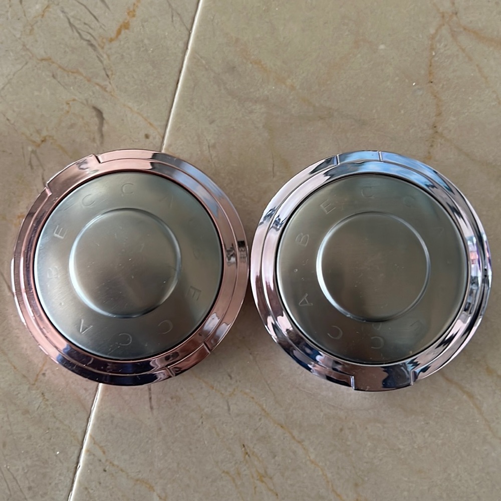 Becca skin perfector in rose quartz and prismatic amethyst